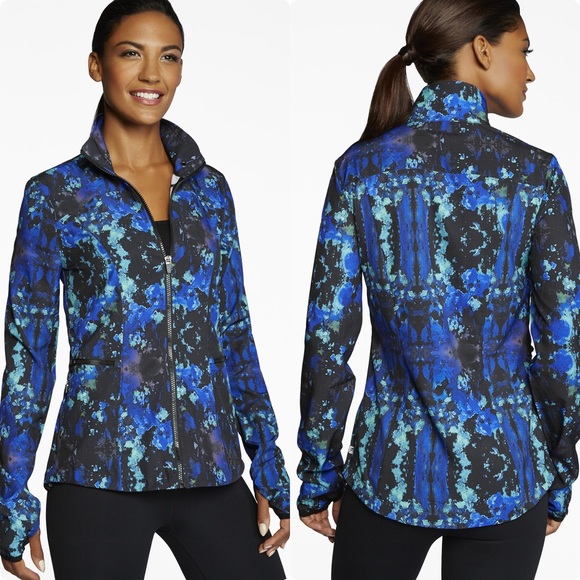Fabletics Jackets & Blazers - Fabletics Ninety Six Windbreaker in Blue Lava